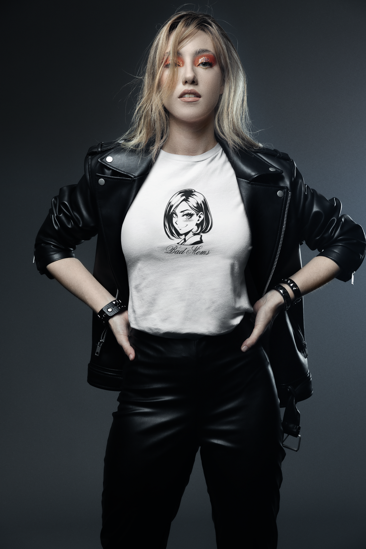 T-SHIRT BAD MOMS - DONNA