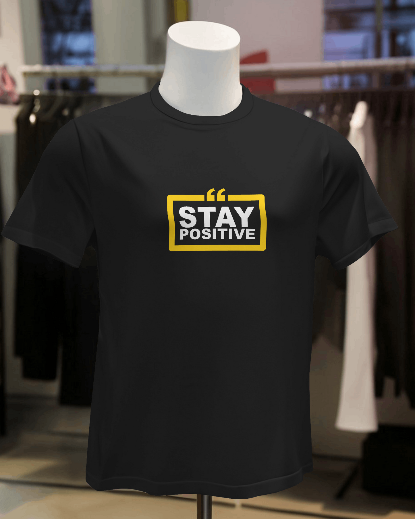 T-SHIRT STAY POSITIVE - DONNA