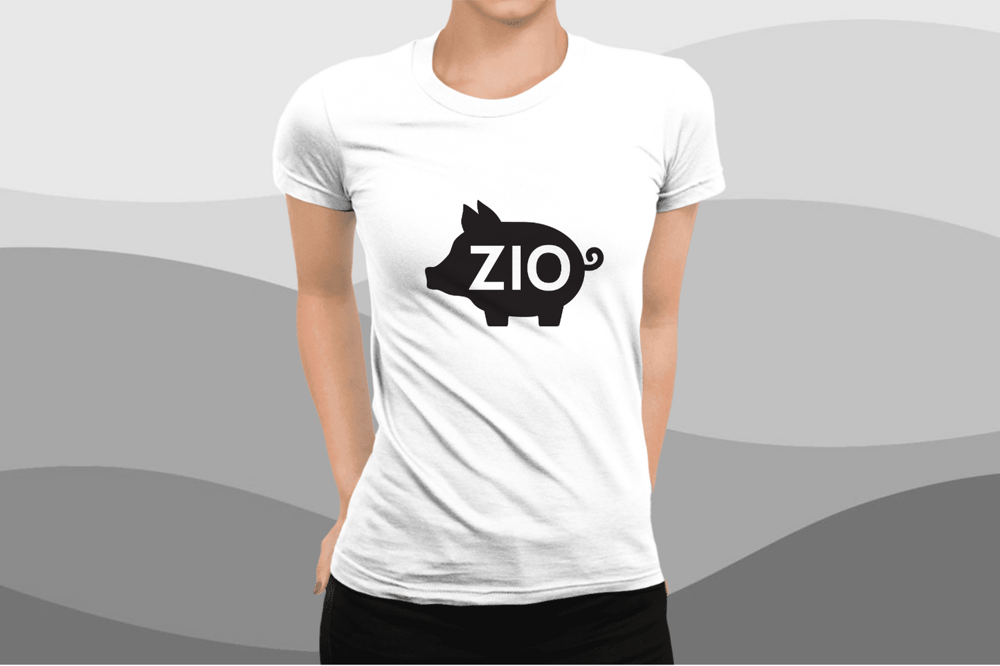 T-SHIRT ZIO PORCO - DONNA
