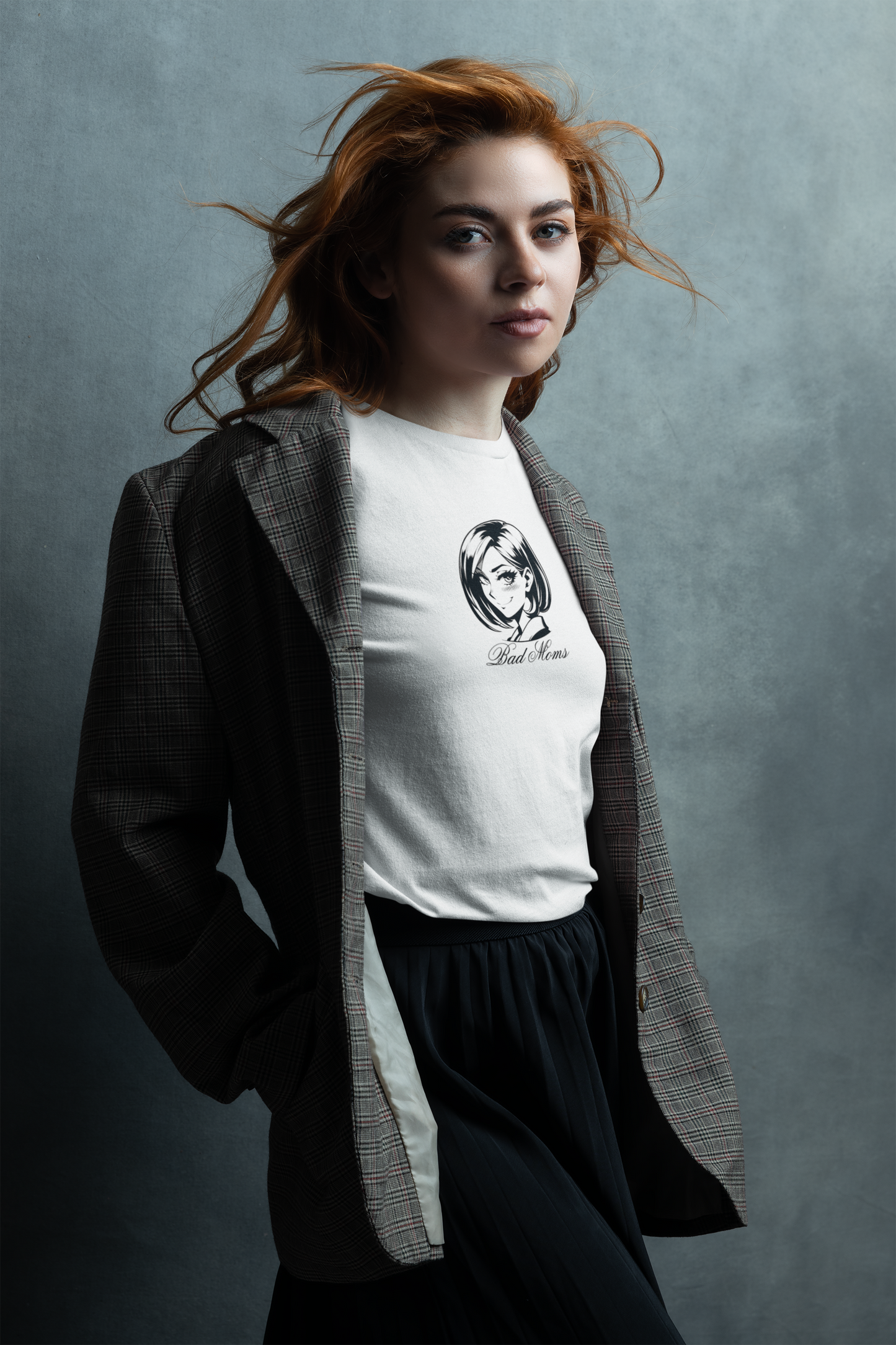 T-SHIRT BAD MOMS - DONNA