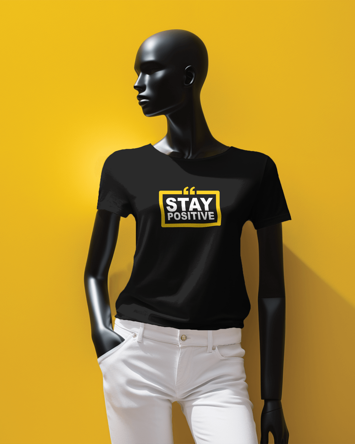T-SHIRT STAY POSITIVE - DONNA