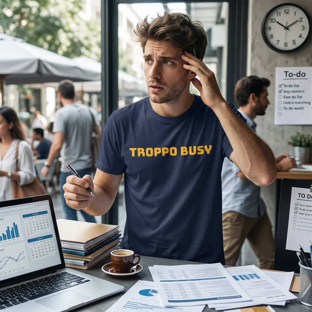 Troppo Busy — indossata