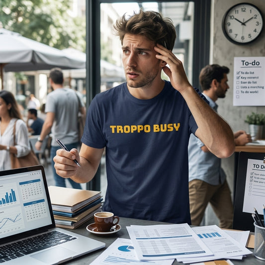 Troppo Busy — indossata