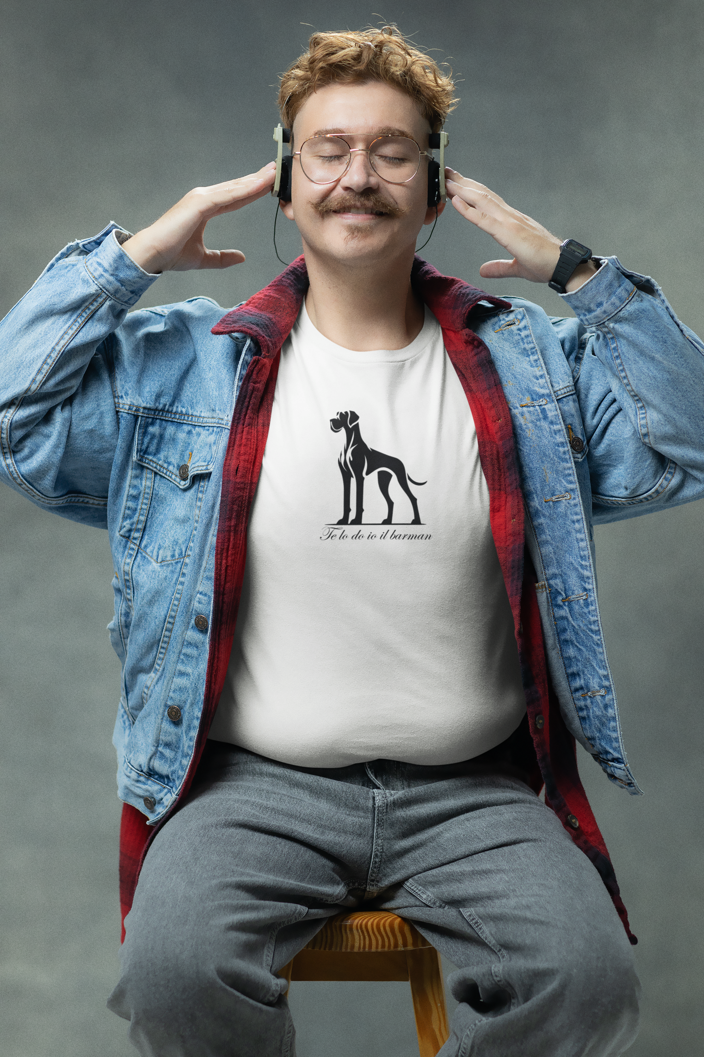 T-SHIRT TE LO DO IO IL BARMAN - UOMO