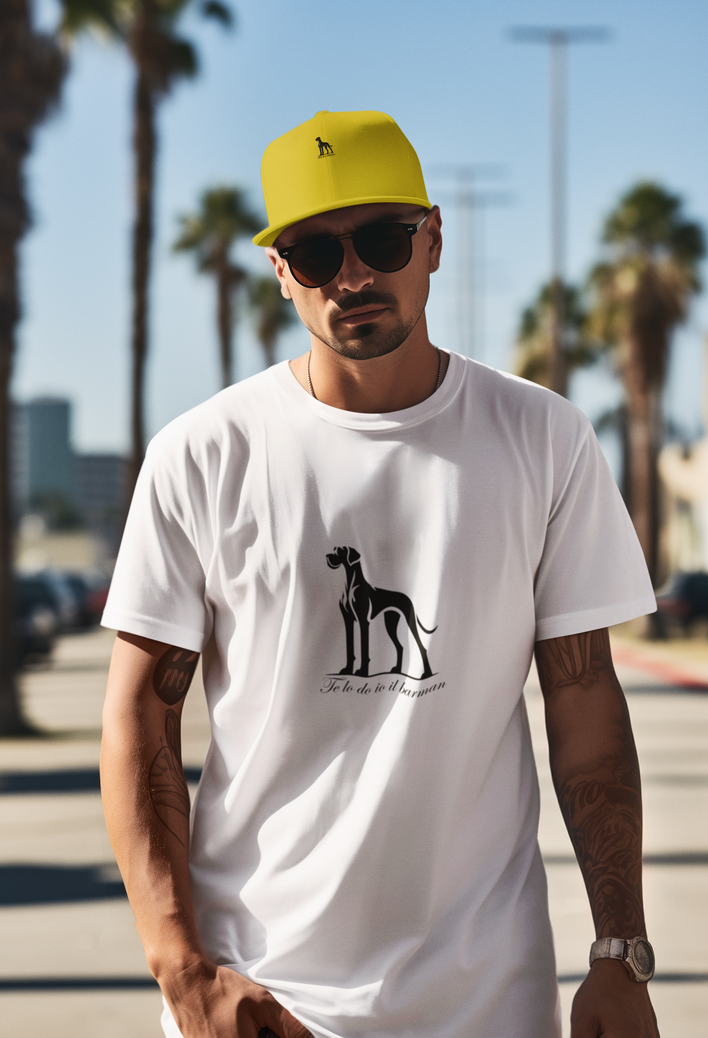 T-SHIRT TE LO DO IO IL BARMAN - UOMO