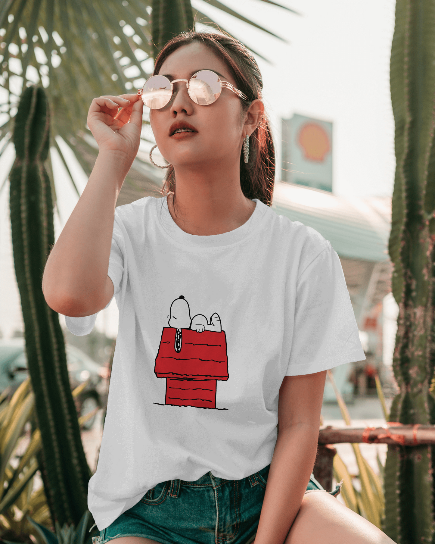 T-SHIRT SNOOPY - DONNA